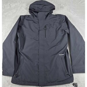Volcom GORE-TEX Winter Jacket Men's 2XL‎ XXL Black Waterproof Ski Snowboard NWOT